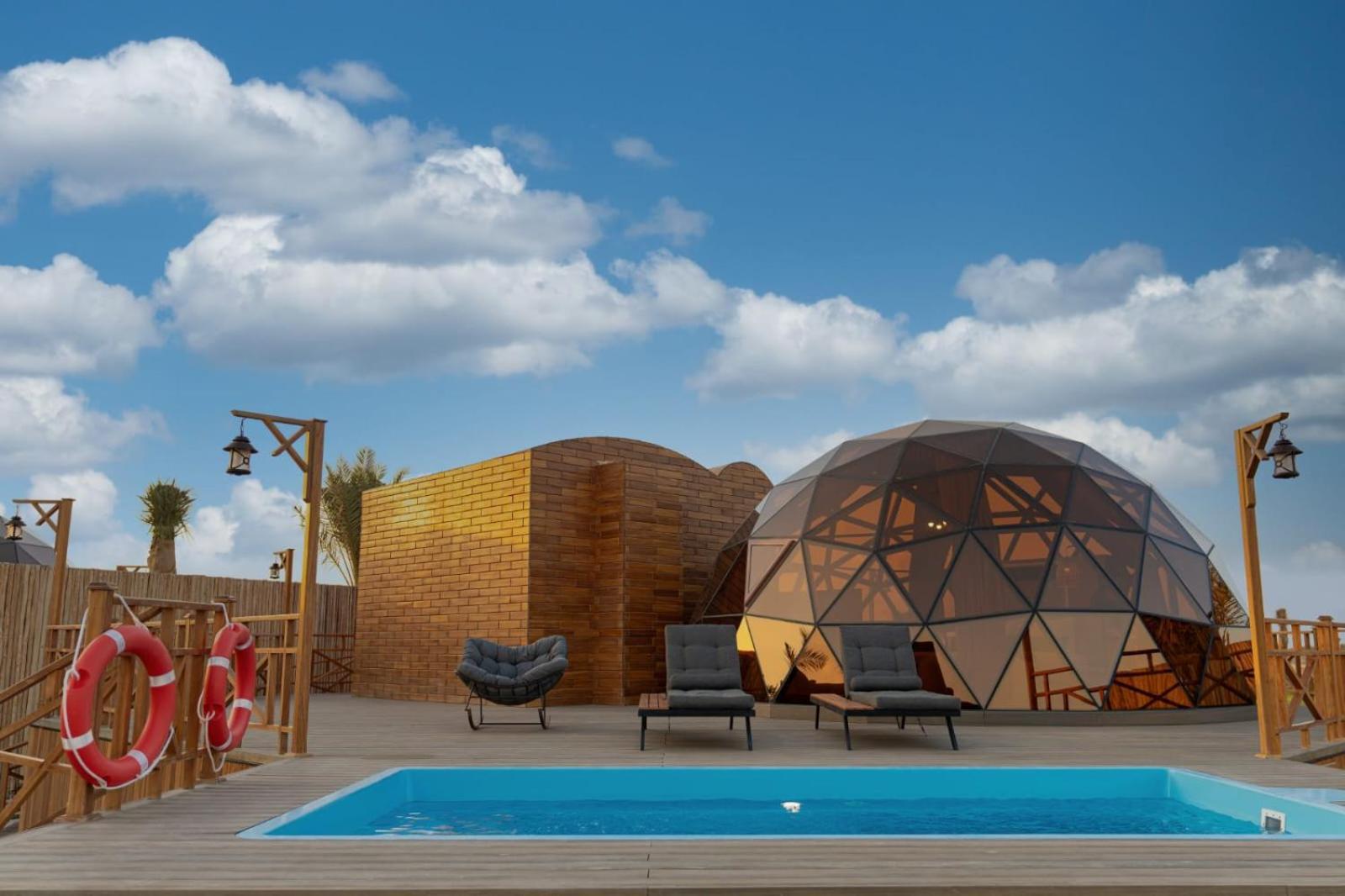 Al Marmoom Oasis Luxury Experiential Desert Resort Dubai Esterno foto