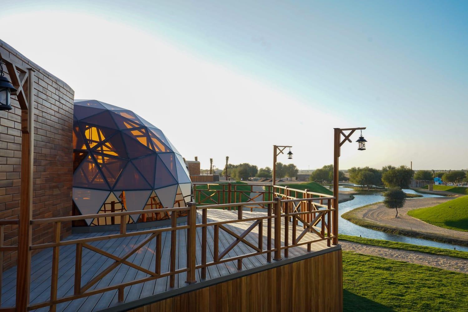 Al Marmoom Oasis Luxury Experiential Desert Resort Dubai Esterno foto